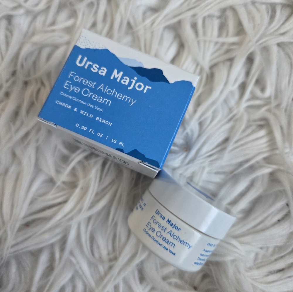URSA MAJOR Forest Alchemy Eye Cream  .5 Ounce Travel Size Jar.